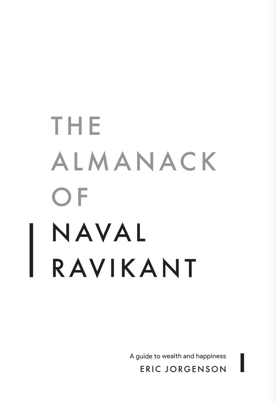 用Deepl翻译了《Almanack of Naval Ravikant》附PDF下载